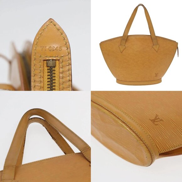 LOUIS VUITTON Epi Saint Jacques Hand Bag Yellow M52279 LV Auth 84179 - Picture 13 of 13